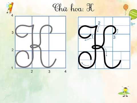 Tập viết 1: Tô chữ hoa H, I, K (Thứ ba, ngày 5/5/2020) - Tuần 28