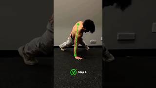 One Hand Pushup Tutorial ✅ #shorts #fitness #tutorial #youtubeshorts