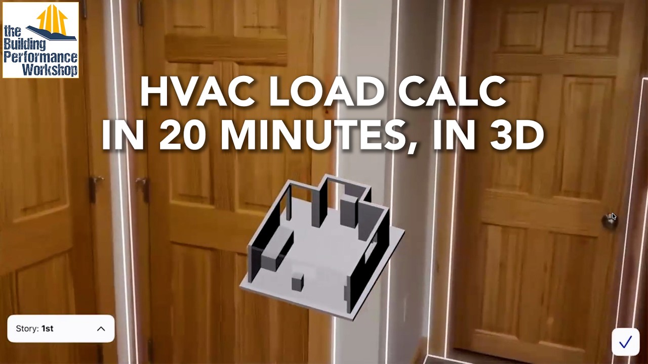 3D Onsite Manual J Load Calc Demo for HVAC Sizing w/ AMPLY Co-Creator Eric Fitz