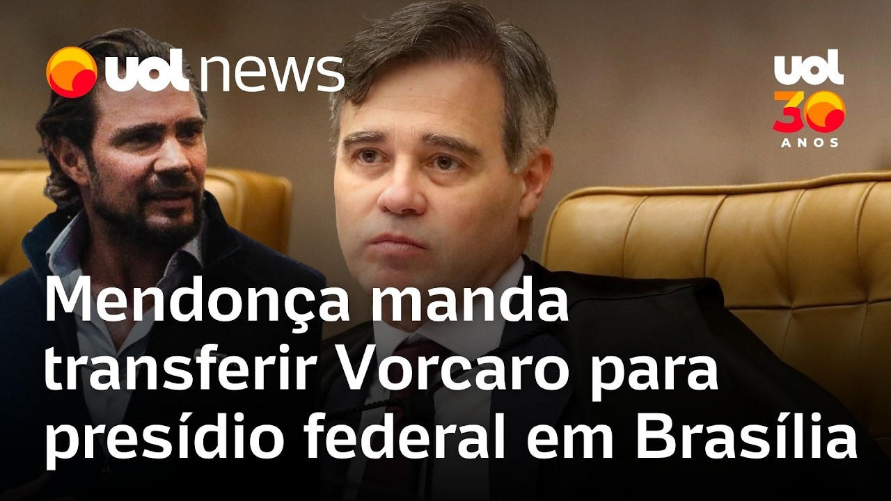 Mendonça atende pedido da PF e manda transferir Vorcaro para presídio federal em Brasília