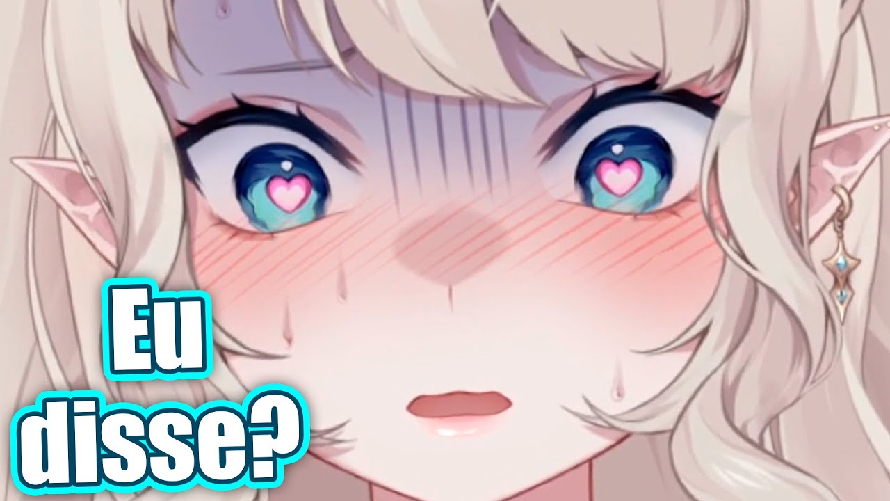 Ela disse isso em português sem querer... Oh não...