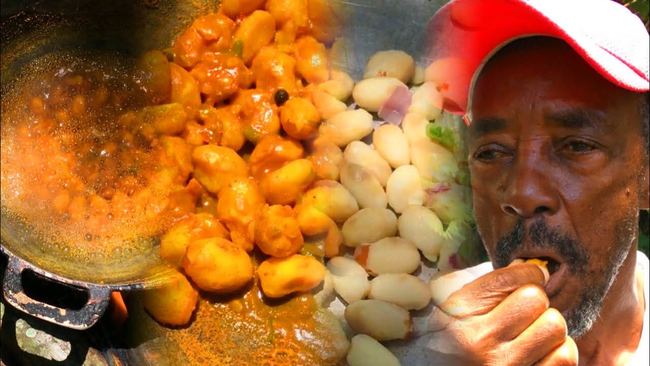 Preparing curry jackfruit seed for the first time “this happened” YouTube