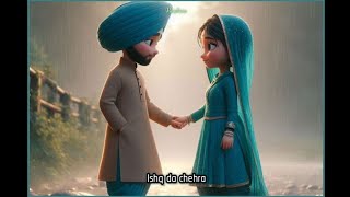 Ishq Da Chehra - Diljit Dosanjh | Border 2 | Lyrical Video 