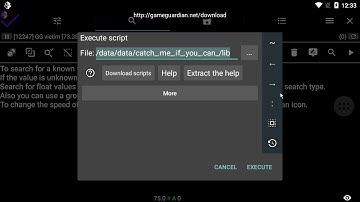 75.0: Explore /data/data in the path selector - GameGuardian