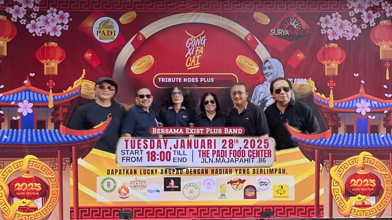 EXIST PLUS BAND | Tribute to Koes Plus at The Padi Food Center (3 ...