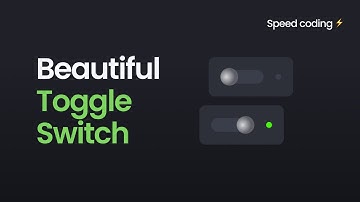 Toggle Switch Using HTML / CSS / SASS  | Skeuomorphism CSS ⚡