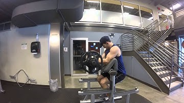 Preacher Curl (iso-hold)