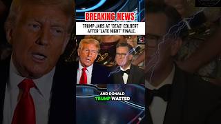 Trump ERUPTS After Stephen Colbert’s Final Show Ends Late Night Era 😳 #shorts #viral #ytshorts