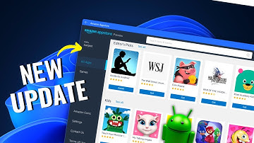 Windows 11 Amazon Appstore First Update! | Windows Subsystem for Android™ New Update! | 2022