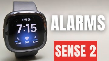 Alarms on Fitbit Sense 2 - How to Set & Change days + Smart wake Feature