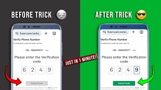 How To Fix Phone Number Verification On Fiverr | Submit Code Problem In Fiverr | Net Worth