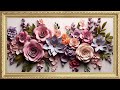 Bouquet of serenity painting 4k  1 hours framed painting  wallpaper tv art