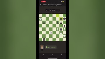 Daily puzzle on chess.com #chess #daily #puzzle #chesspuzzle