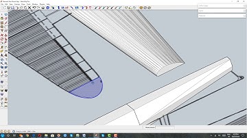 How to make a tapered wing in Sketchup