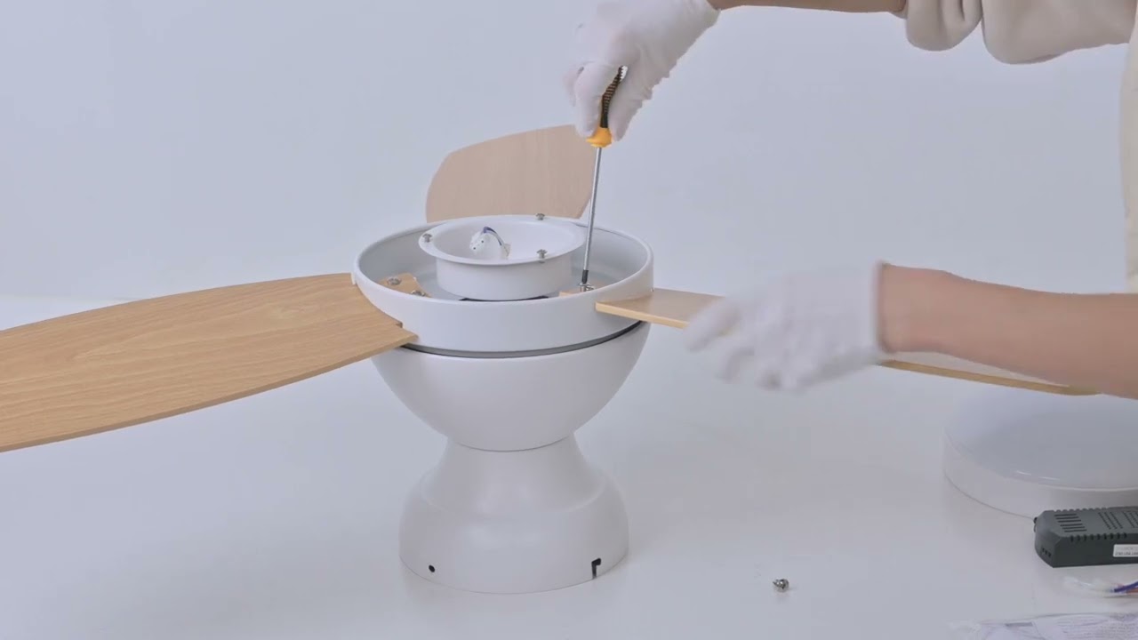 HUMHOLD 36" Ceiling Fan Installation Video