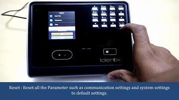 Reset option in KF 500 Device