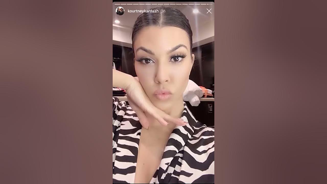Kourtney Kardashian x SL Kourtney nous présente ses faux