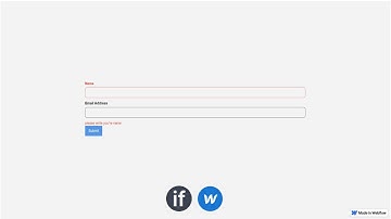 How to finally add form validation to webflow