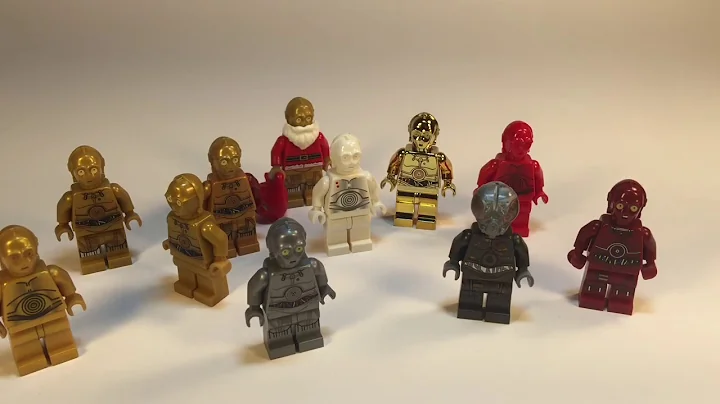 Lego Star Wars Minifigures Collection C3PO and Protocol Droids