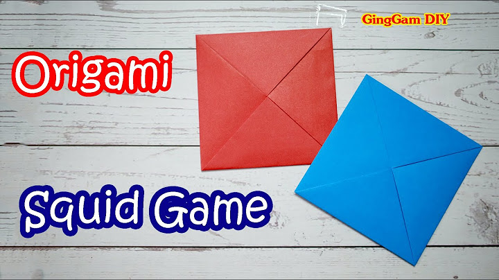 Squid Game Origami - พับกระดาษตั๊กจี สควิดเกม