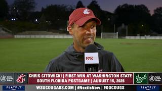 WSU Soccer: Chris Citowicki | Delaney Hawkins | Makena Smith | South Florida Postgame | 8/15/26