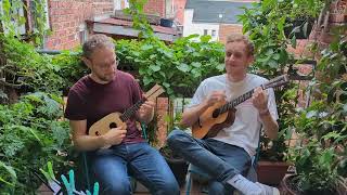 Video thumbnail of "Fingerstyle ukulele cover balcony session with Frans von Hutten"