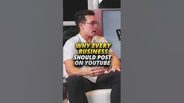 Why Every Business Should Post on YouTube👆 #business #businesstips #scalingwithsystems