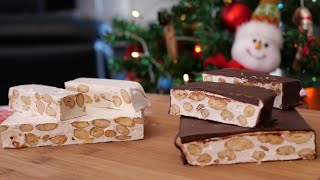 Turrón de almendras. Turrón navideño