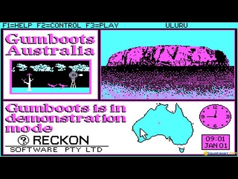 Gumboots Australia gameplay (PC Game, 1990)