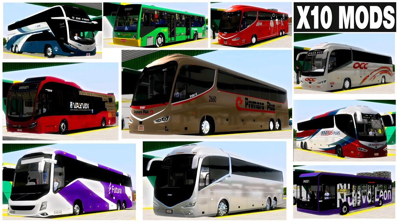 🤯💥SORPRENDENTE LIBERACIÓN X10 MODS FORANEOS Y URBANOS💯👌 Mods Para Proton Bus Simulator‼️