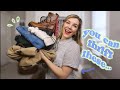 10 fall essential items EVERYONE can THRIFT || thrift haul try on