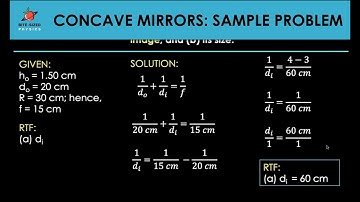 Concave Mirror | Physics problem solved!