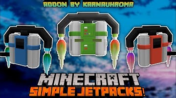 Mod MCPE 1.20 Terbaru - Simple Jetpack! Addon | Addon Showcase