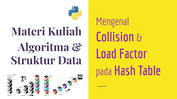 Algoritma Pemrograman 10 | Mengenal Collisions dan Load Factor pada Struktur Data Hash Table