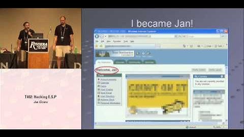 DEFCON 16: Hacking E.S.P.