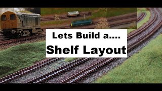 Lets Build an N Gauge Shelf Layout (Elevated Curves)