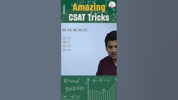 Quick Solution of Number Series in Mathematics l CSAT UPSC Prelims 2026 #mathsolutions #shrots