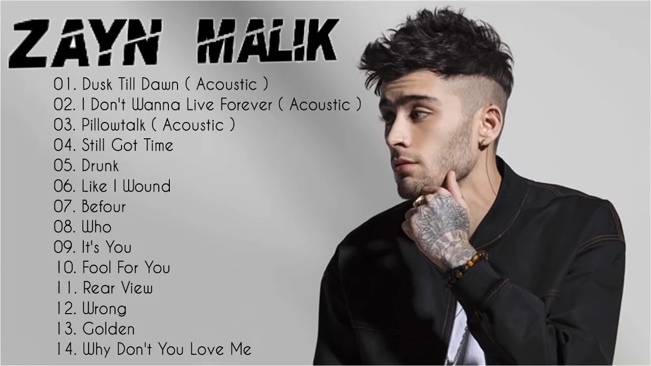 Zayn Malik Greatest Hits Full Album 2021 Zayn Malik Acoustic playlist ...