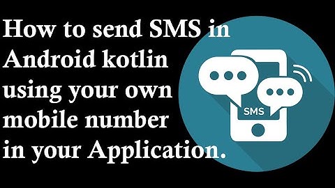 How to send sms in Android kotlin| malayalam