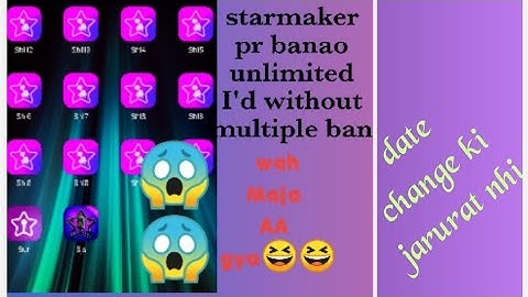 create unlimited starmaker I