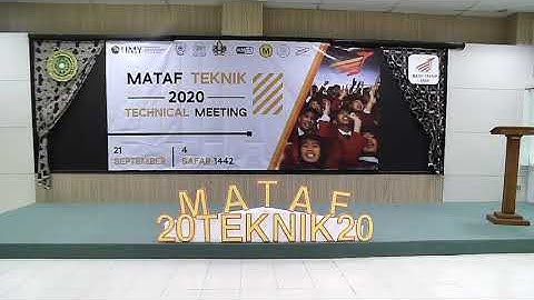 Live Stream Technical Meeting Mataf Teknik UMY