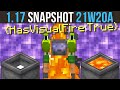 Minecraft 1.17 Snapshot 21w20a Axolotl Love, Visual Fire & Melting Powder Snow