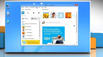 How to call a phone number using Skype® on a Windows® 8 PC
