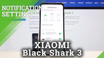 How to Open Notifications Options in Xiaomi Black Shark 3 - Notification Settings