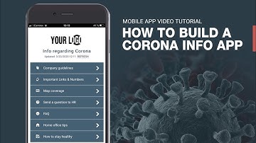 How to build a corona information app