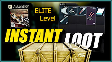 Instantly search any container with this skill - Tarkov PvE (Attention Skill Guide)