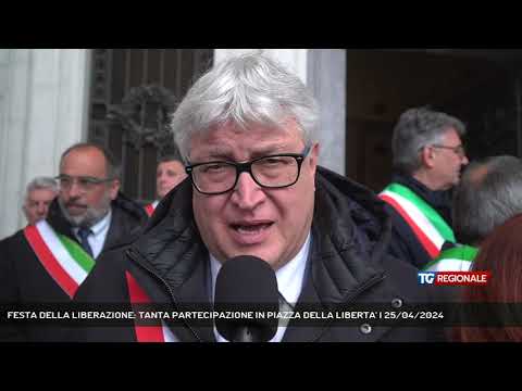 FESTA DELLA LIBERAZIONE: TANTA PARTECIPAZIONE IN PIAZZA DELLA LIBERTA' | 25/04/2024