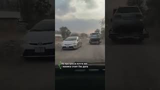 Жители нескольких сел близ Бишкека пожаловались на затянувшийся ремонт дороги