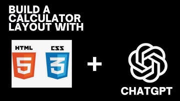 Build a Calculator Layout with HTML & ChatGPT-Powered CSS!