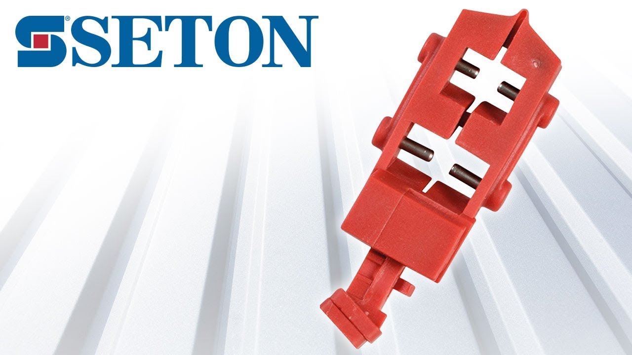 Système De Condamnation Disjoncteur à Vis 120/277V - Verrouillage Sécurité Électrique Polypropylène Rouge
